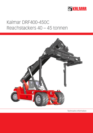 Stivuitoare pentru containere Kalmar DRF 400-60 C5