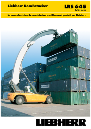 Stivuitoare pentru containere Liebherr LRS 645 Litronic