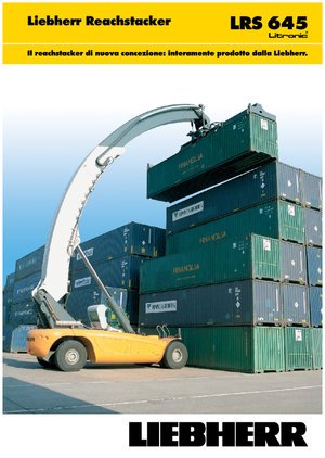 Stivuitoare pentru containere Liebherr LRS 645 Litronic