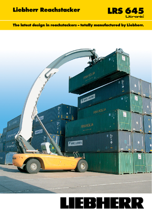 Stivuitoare pentru containere Liebherr LRS 645 Litronic