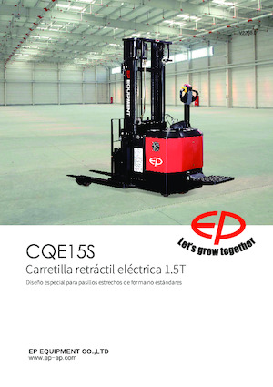 Stivuitoare electrice cu catarg retractabil EP CQE15S