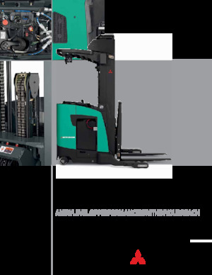 Stivuitoare electrice cu catarg retractabil Mitsubishi ESR18N2