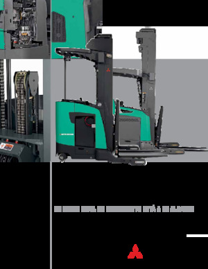 Stivuitoare electrice cu catarg retractabil Mitsubishi ESR18N2