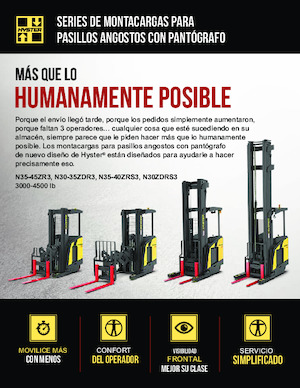 Stivuitoare electrice cu catarg retractabil Hyster N30ZDRS3 
