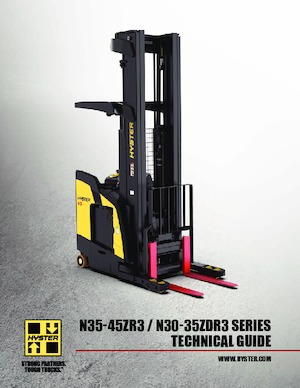 Stivuitoare electrice cu catarg retractabil Hyster N45ZR3