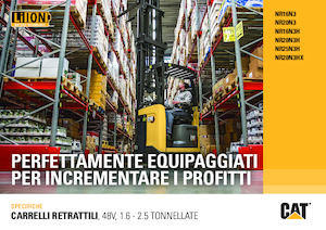 Stivuitoare electrice cu catarg retractabil Caterpillar NR20N3