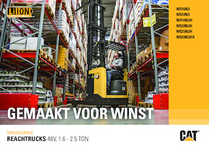 Stivuitoare electrice cu catarg retractabil Caterpillar NR20N3