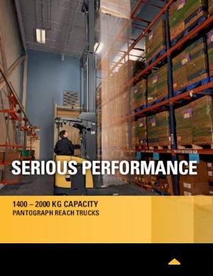 Stivuitoare electrice cu catarg retractabil Caterpillar NR20