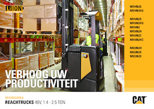 Stivuitoare electrice cu catarg retractabil Caterpillar NR16N2H