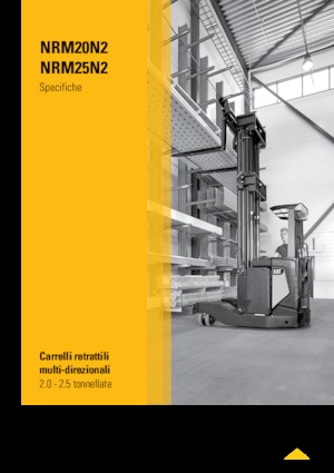 Stivuitoare electrice cu catarg retractabil Caterpillar NRM20N2