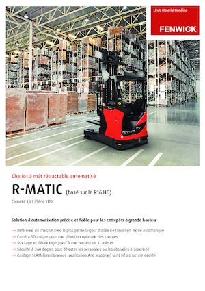 Stivuitoare electrice cu catarg retractabil Linde R16HD MATIC config. 4 