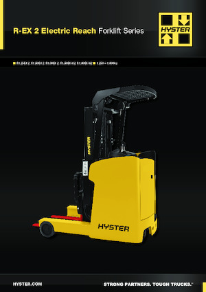 Stivuitoare electrice cu catarg retractabil Hyster R1.25EX 2
