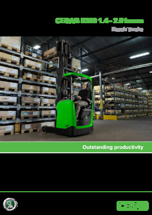 Stivuitoare electrice cu catarg retractabil Cesab R314