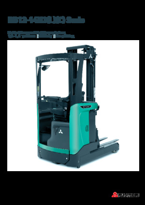 Stivuitoare electrice cu catarg retractabil Mitsubishi RB14N3C  