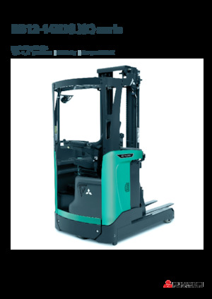 Stivuitoare electrice cu catarg retractabil Mitsubishi RB14N3C  