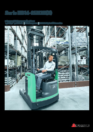 Stivuitoare electrice cu catarg retractabil Mitsubishi RB16N3H  