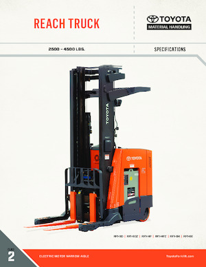 Stivuitoare electrice cu catarg retractabil Toyota RF1-SD2Z32