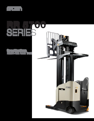 Stivuitoare electrice cu catarg retractabil Crown RR 5715-40