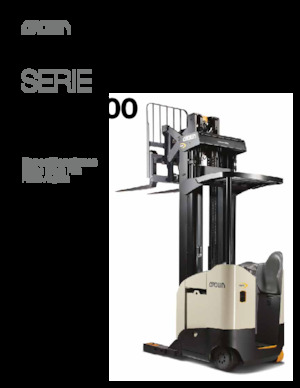 Stivuitoare electrice cu catarg retractabil Crown RR 5725-45