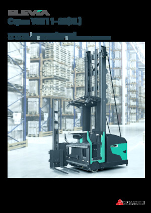 Stivuitoare electrice cu catarg retractabil Mitsubishi VNT13