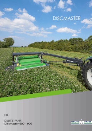 Cositori cu discuri atașate pe spate, cu tambur de condiționare DEUTZ-FAHR DiscMaster 736 T