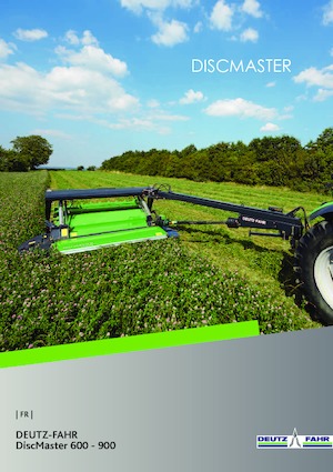 Cositori cu discuri atașate pe spate, cu tambur de condiționare DEUTZ-FAHR DiscMaster 736 T