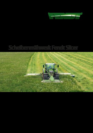Cositori cu discuri atașate pe spate, cu tambur de condiționare Fendt Slicer 3570 TLKC