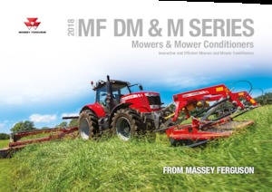 Cositori cu discuri atașate pe spate, fără tambur de condiționare Massey Ferguson DM306 TL