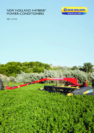 Cositori cu discuri atașate pe spate, cu tambur de condiționare New Holland 488