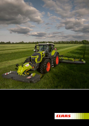Cositori cu discuri atașate pe spate, fără tambur de condiționare Claas Disco 9300 Direct Swather