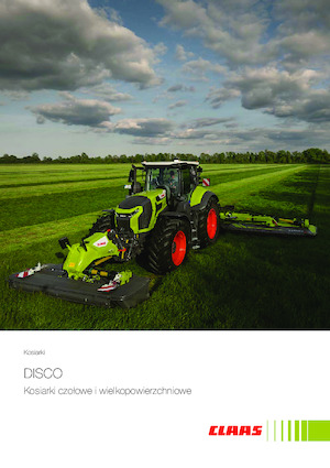 Cositori cu discuri atașate pe spate, fără tambur de condiționare Claas Disco 9300 Direct Swather