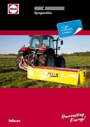 Cositori cu discuri atașate pe spate, fără tambur de condiționare Fella SM 208 InLine