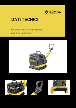 Plăci compactoare reversibile Bomag BPR 25/40