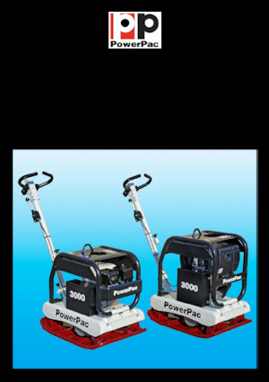 Plăci compactoare reversibile PowerPac PPR 3000D/650