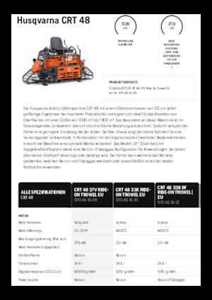 Mistrii duble Husqvarna CRT 48