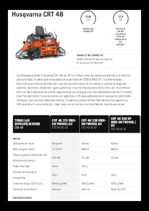 Mistrii duble Husqvarna CRT 48