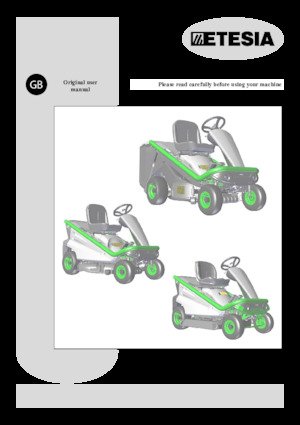 Mașini de tuns iarba Ride on și Tractoare de grădină Etesia HYDRO 80 MKHPF