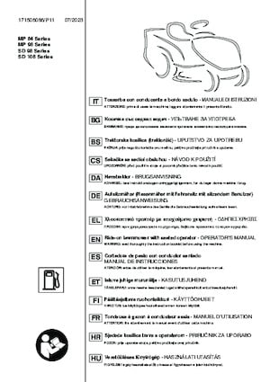 Mașini de tuns iarba Ride on și Tractoare de grădină Mountfield MTF 108H SD