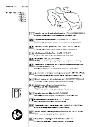 Mașini de tuns iarba Ride on și Tractoare de grădină Mountfield MTF 92H Twin