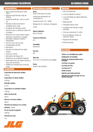Telehandlere JLG 2906 H