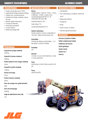 Telehandlere JLG 3508 PS