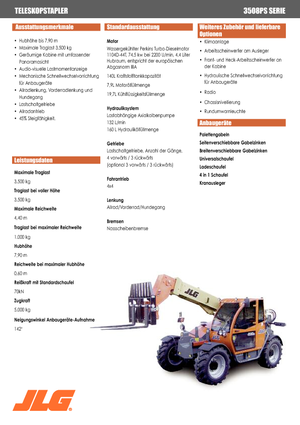 Telehandlere JLG 3508 PS