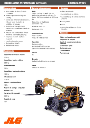 Telehandlere JLG 3512 PS
