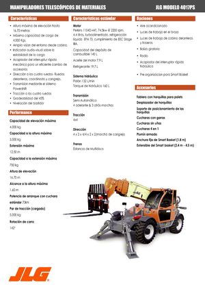 Telehandlere JLG 4017 PS