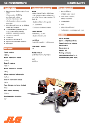 Telehandlere JLG 4017 PS