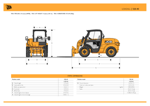 Telehandlere JCB 520-40