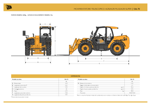 Încărcătoare (pe roți, cu cupă sau furci) JCB 536-70 AGRI