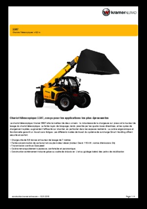 Telehandlere Kramer 5507