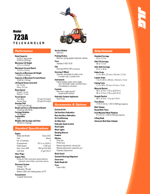 Telehandlere JLG 723 A