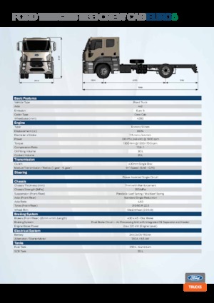 Șasiuri rigide Ford 1833 crew cab